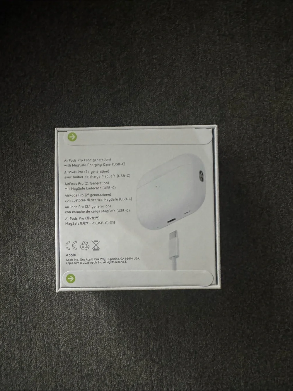 AirPods Pro Gen 2 (White) - Wireless Noise-Canceling Airpods